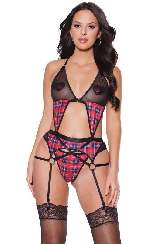 BRA SET COQ 22321 NEED YOU SO PLAID