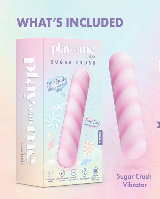 RECH VIBR PLAY WITH ME SUGAR CRUSH