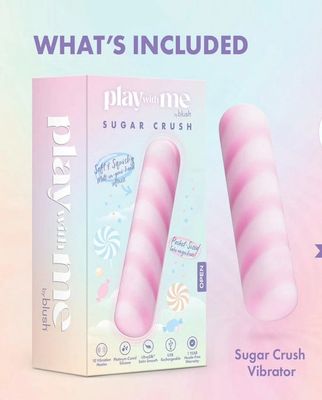 RECH VIBR PLAY WITH ME SUGAR CRUSH