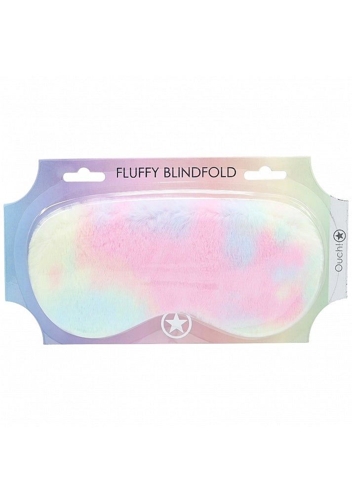BLINDFOLD OUCH  FLUFFY MASK, Colour: Multi 1