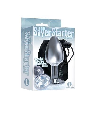 PLUG SILVER STARTER JEWELED DIAMOND