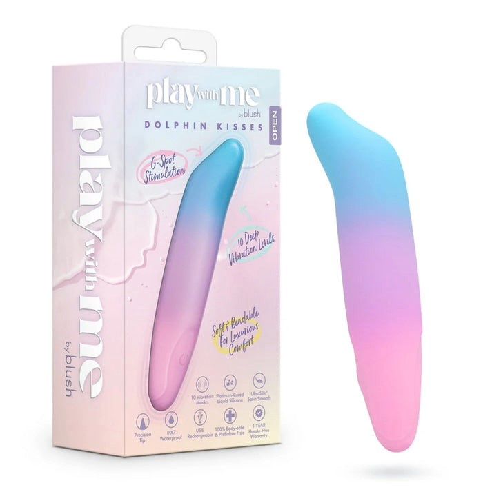RECH VIBR BULLET DOLPHIN KISSES