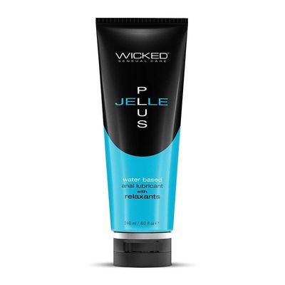 LUBE WB WICKED JELLE PLUS ANAL 8OZ