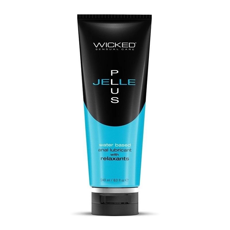 LUBE WB WICKED JELLE PLUS ANAL 8OZ