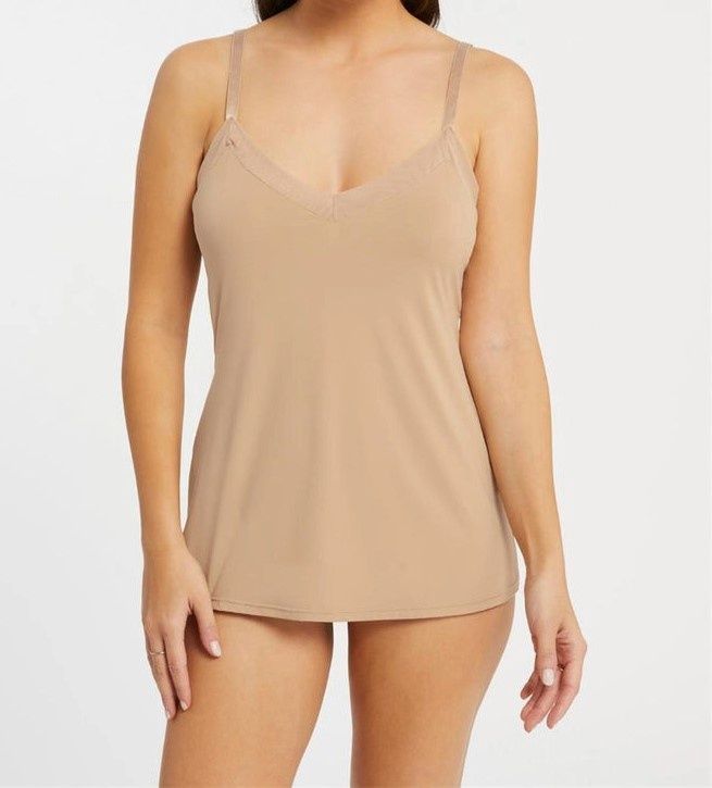 CAMI 9504 TOP SLIP SAND, Size: Small