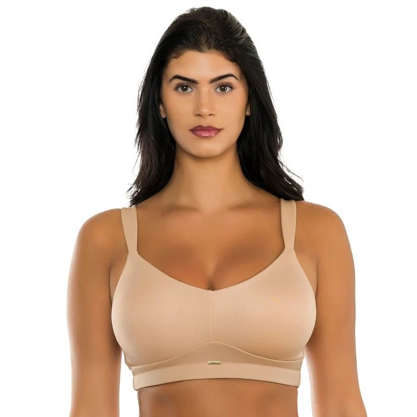PARF 8000 HOLLY WF SEAMLESS BRA WARM SAND, Size: Small Plus