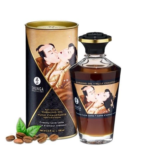 SHUNGA MASSAGE OIL WARMING CREAM LOVE LATTE