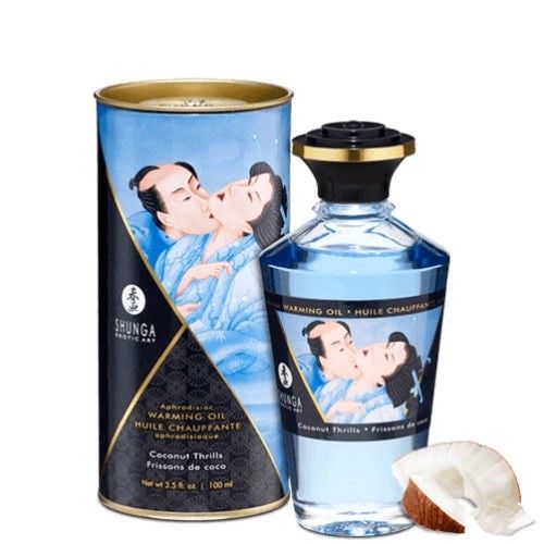 SHUNGA MASSAGE OIL WARMING COCONUT THRILLS