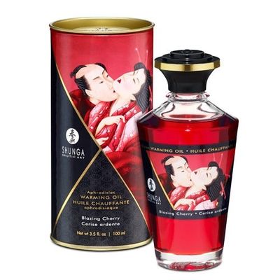 SHUNGA MASSAGE OIL WARMING CHERRY