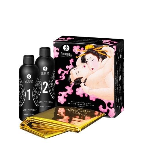 SHUNGA MASSAGE GEL BODY SLIDE STRAWBERRY