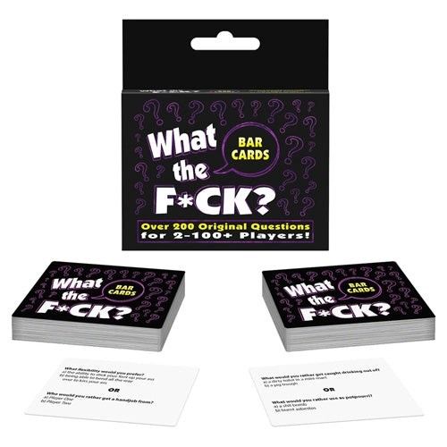 GAME KG WHAT THE FUCK?  BAR CARDS