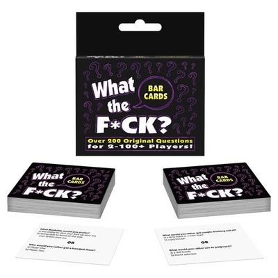 GAME KG WHAT THE FUCK?  BAR CARDS