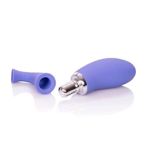 RECH VIBR CLITORAL PUMP PURPLE