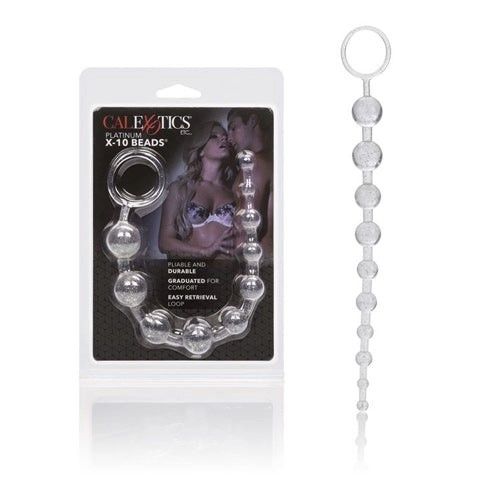 BEADS CX PLATINUM X10 CLEAR