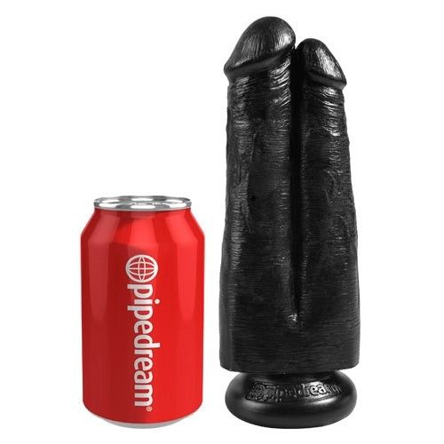 DONG PIPEDREAM KING COCK  7" 2 COCKS 1 HOLE BLK