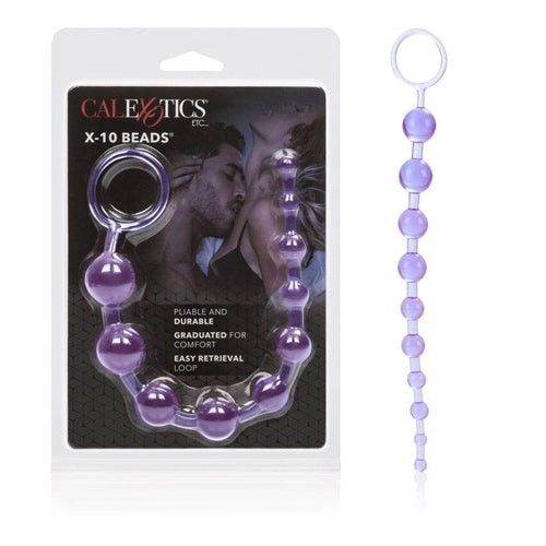 BEADS CX  X 10 PURPLE