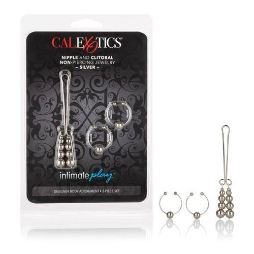JEWLERY NIPPLE &amp; CLIT NON PIERCING SILVER