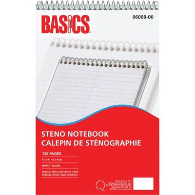 Steno Notebook 6" x 9", 120 Pages