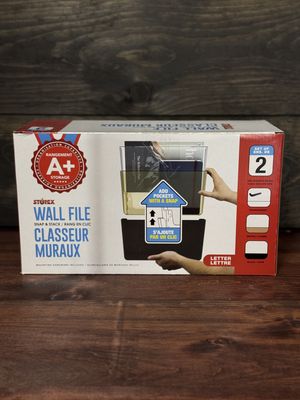 Storex Snap and Stack Wall Pockets Files, Letter Size