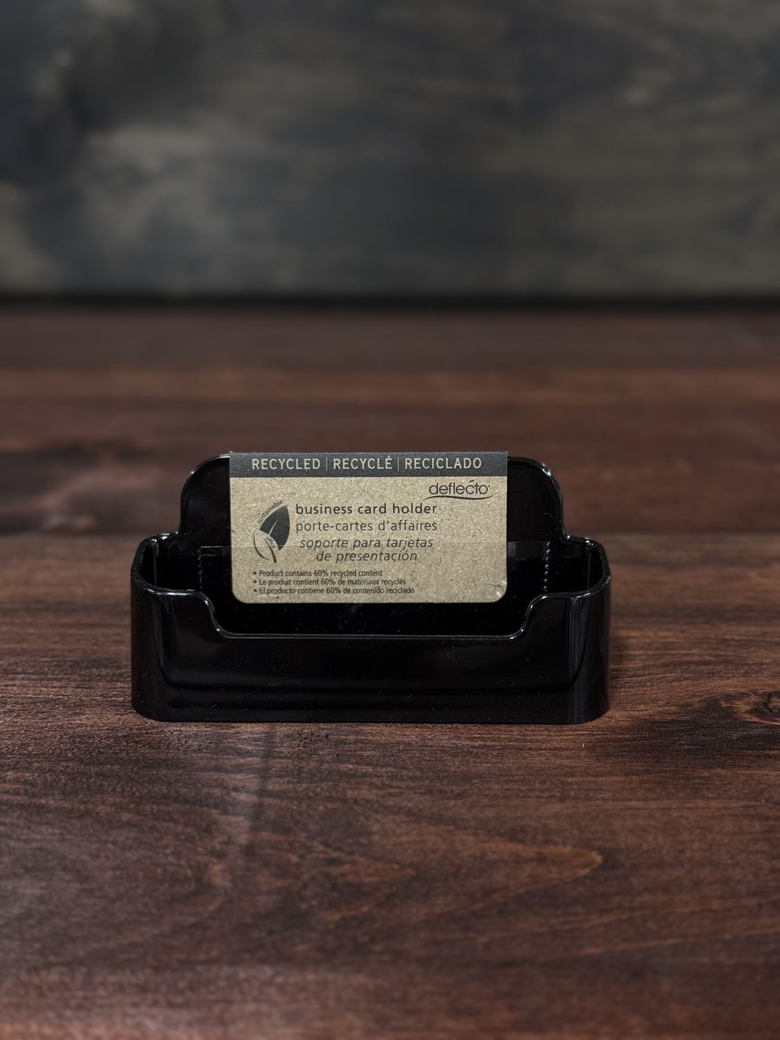 Business Card Holder - Black