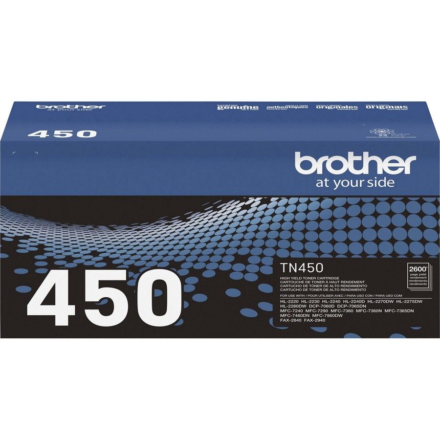 Brother TN450 High Yield Black Toner Cartridge