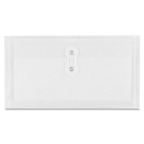 Winnable Clear Poly Envelope With Clasp, 5 1/4" x 9 3/4