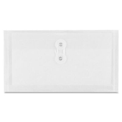 Winnable Clear Poly Envelope With Clasp, 5 1/4" x 9 3/4