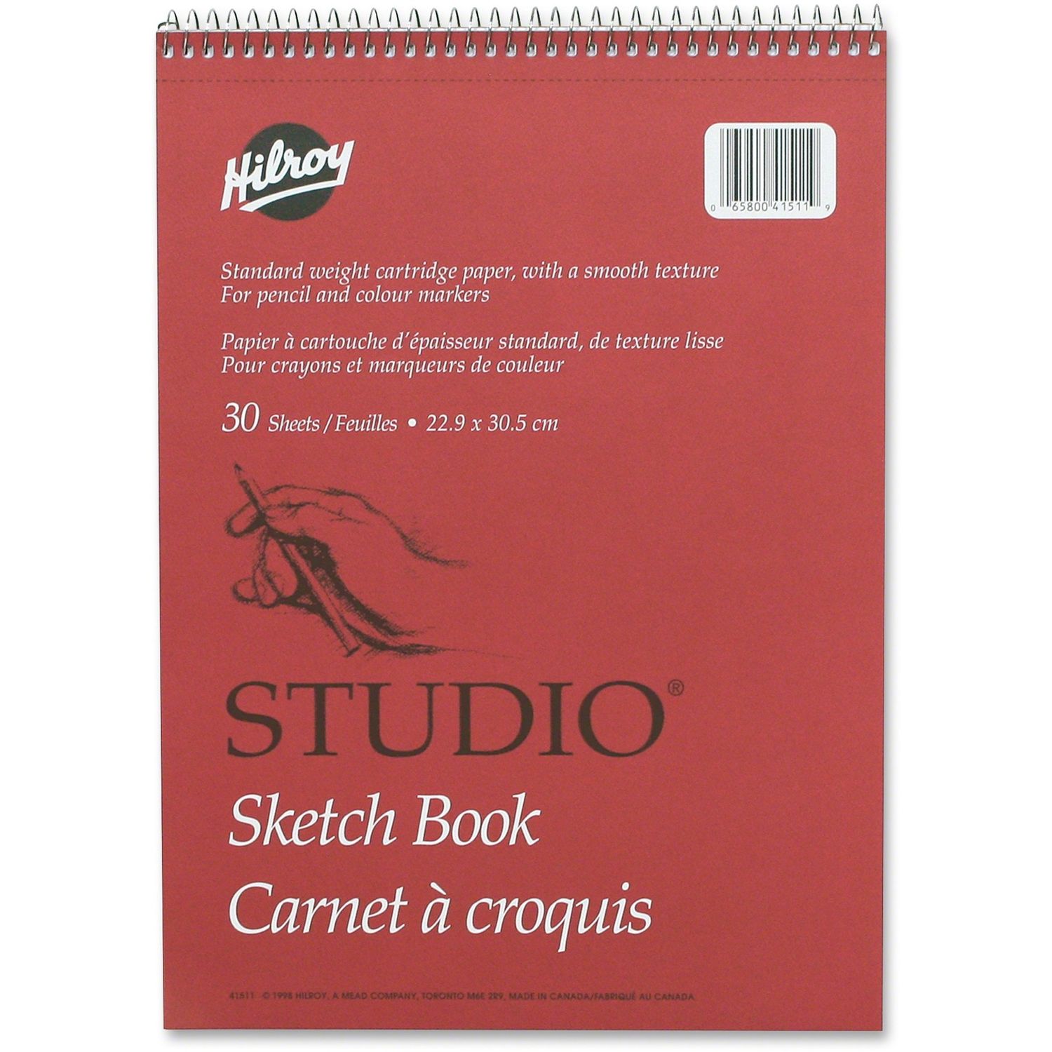Hilroy Studio Sketch Book, 9x12, 30 Sheets