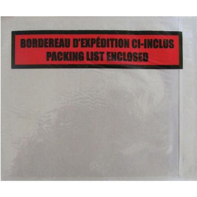 Packing List Envelopes, 5 1/2"  x 4 1/2", Peel &amp; Seal, 1000  Per Box