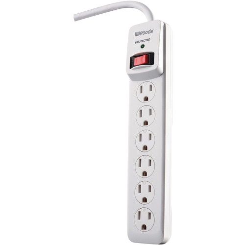 Woods 6-Outlet Surge Protector