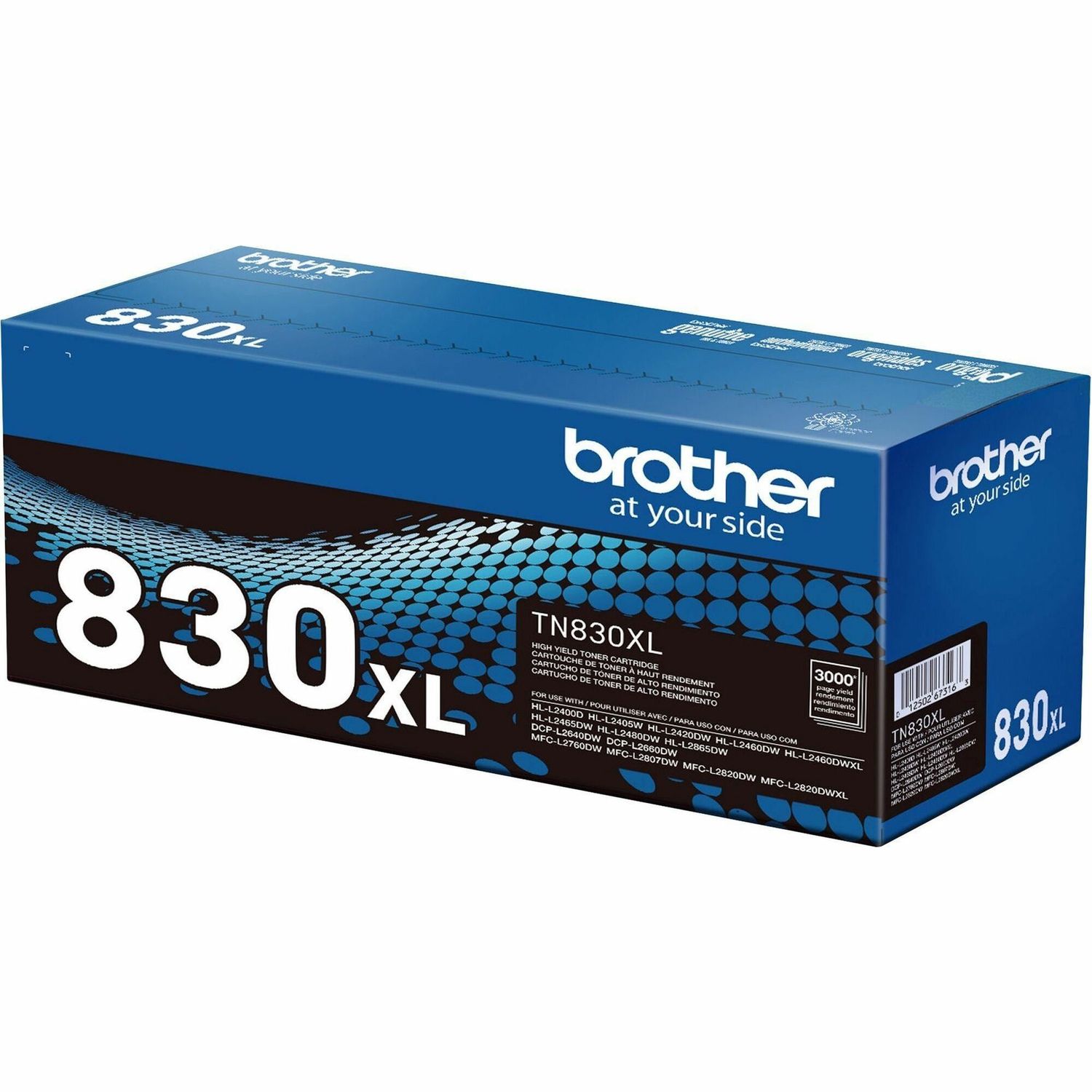 Brother TN830XL High Yield Black Toner Cartridge