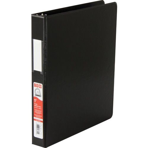 Black 1" D-Ring Binder