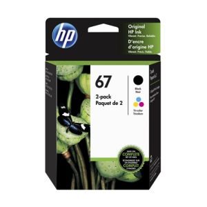 HP 67 Combo Pack,  Black &amp; Colour Ink Cartridges