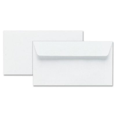 Hilroy #8 Security Envelopes,  6 1/2" x 3 5/8", Peel &amp; Seal, White, Box of 55