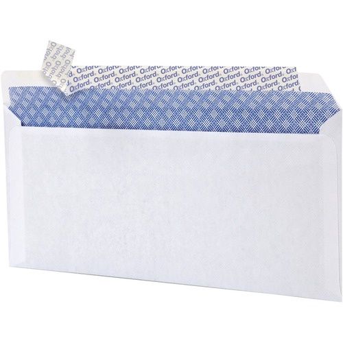 Oxford #10 Security Envelopes, 24 lb, Peel &amp; Seal, Box of 500