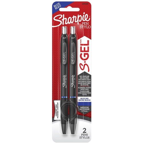 Sharpie, S.Gel, Gel Pen, Blue, 2 Pack