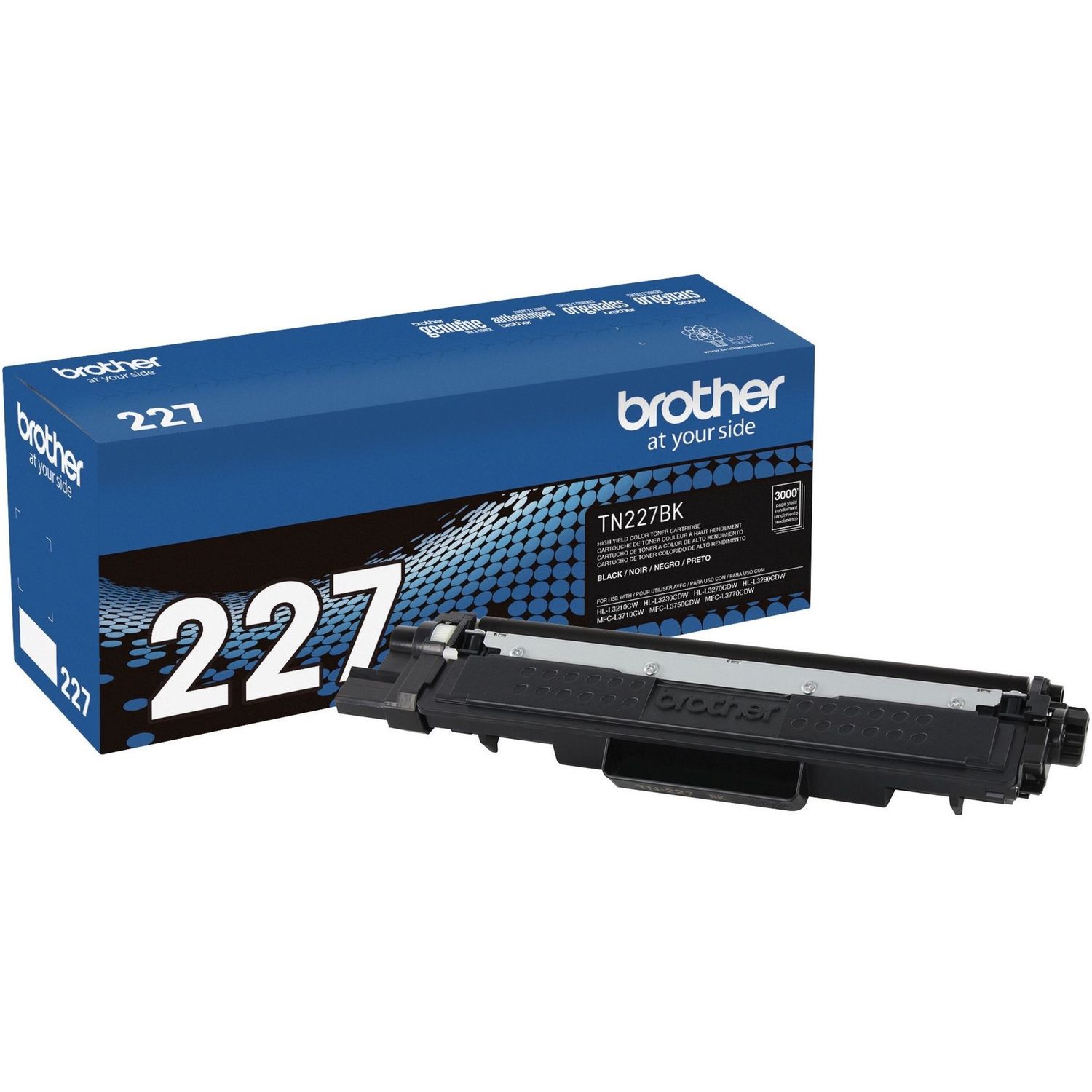 Brother TN227BK High Yield Black Toner Cartridge