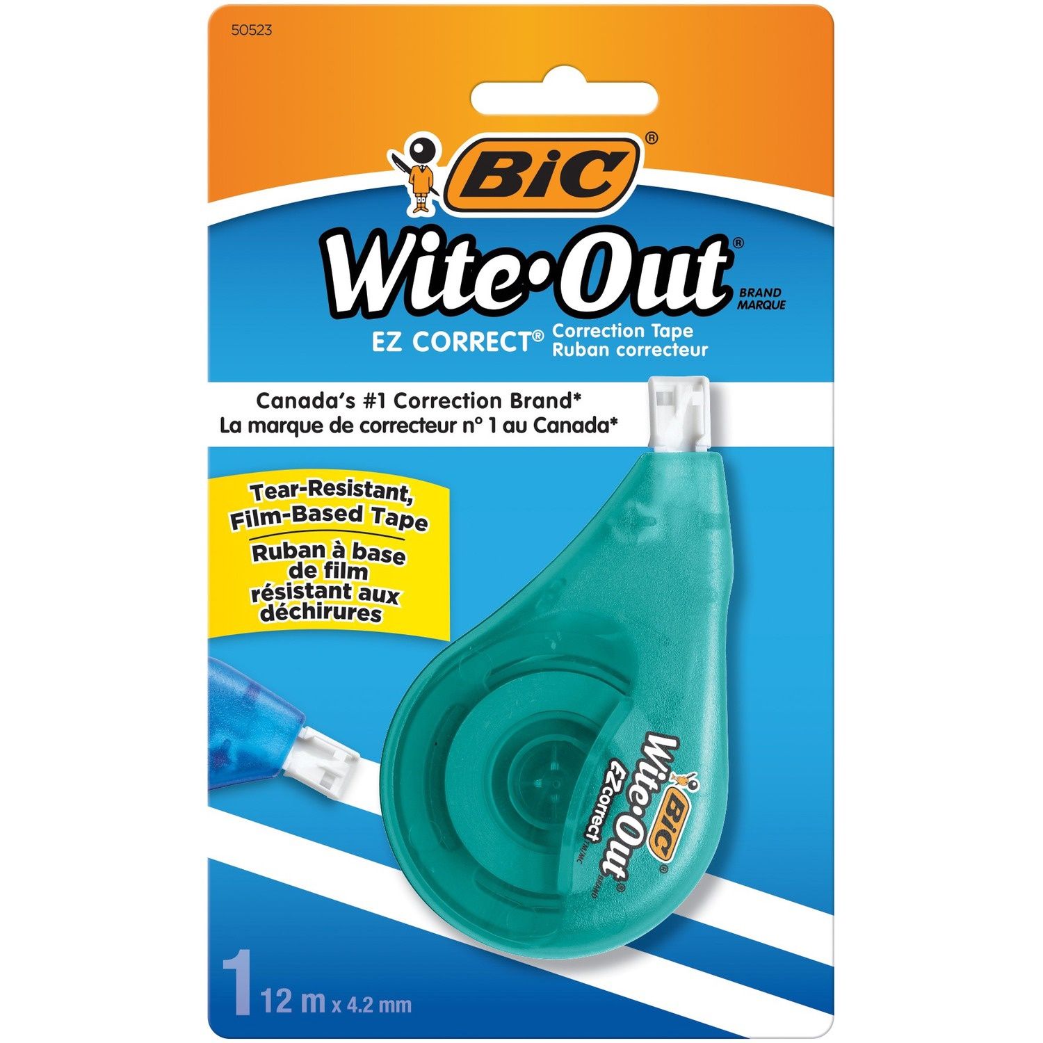Bic Wite-Out Correction Tape, Single Pack