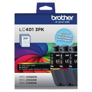 Brother LC4013PKS Colour Ink Cartridges, 3 Pack