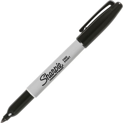 Sharpie Permanent Marker, Fine Point, Black