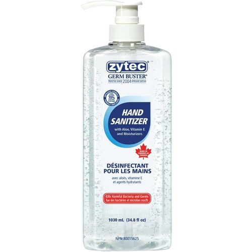 Zytec Germ Buster Hand Sanitizing Gel, 1030 ml