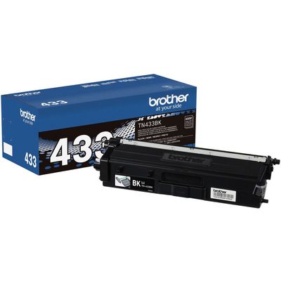 Brother TN433BK High Yield Black Toner Cartridge