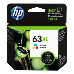 HP 63XL High Yield Tri-colour Ink Cartridge