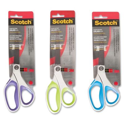 Scotch Precision Scissors, Titanium, Assorted Colours