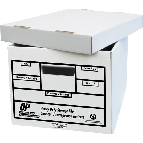 Heavy Duty Banker Boxes, Legal &amp; Letter Size, Box of 12