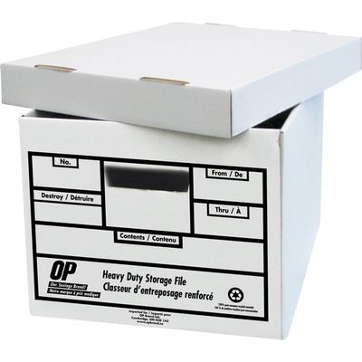 Heavy Duty Banker Boxes, Legal &amp; Letter Size, Box of 12