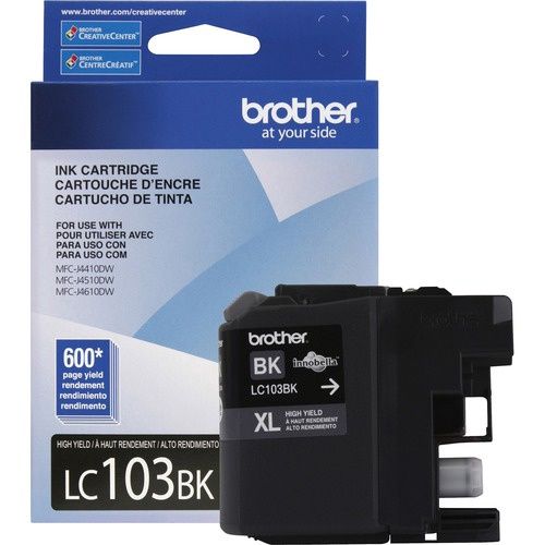 Brother LC103BK High Yield Black Ink Cartridge