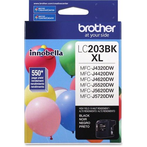 Brother LC203BK High-Yield Black Ink Cartridge