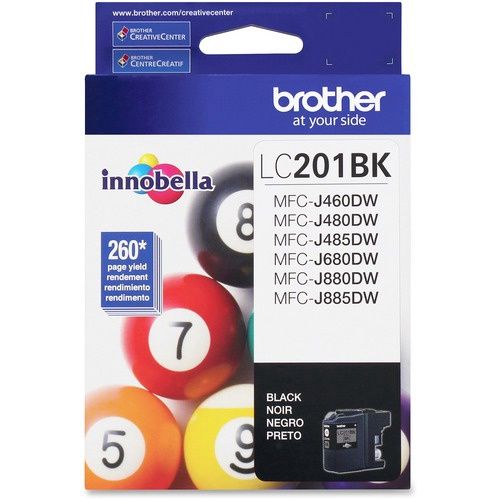 Brother LC201BK Black Ink Cartridge