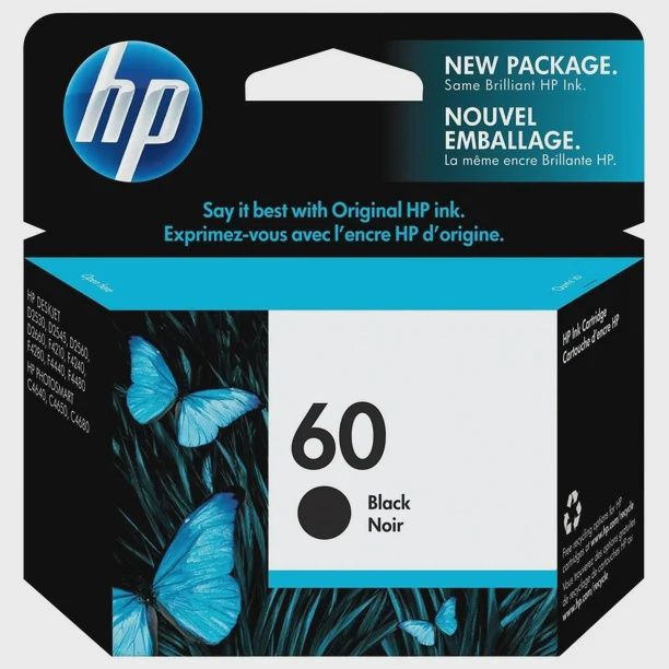 HP 60 Black Ink Cartridge